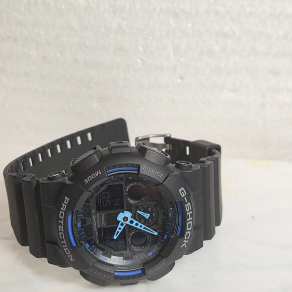 Casio G Shock Black and blue Matte NWOT condition DIgital and analog - Picture 3 of 10